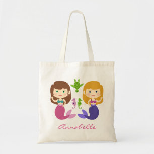 Bolsa Tote As sereias gêmeas personalizam