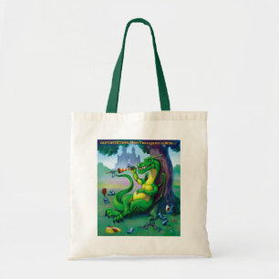 Bolsa Tote Às vezes, o Dragão ganha