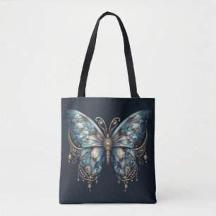Bolsa Tote Asas Estreladas Mariposa Celestial – Arte Mágica L