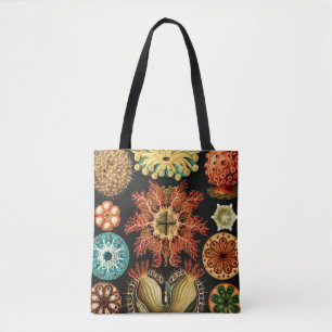 Bolsa Tote Ascidiae, Seescheiden Vida Marinha por Ernst Haeck