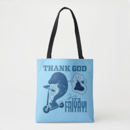 Bolsa Tote ASL Friday Design - Thank God It’s Friyay!