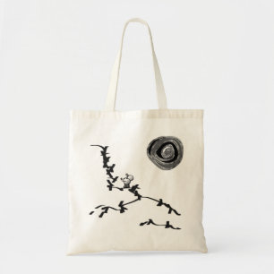 Bolsa Tote asno e lua do abstrato