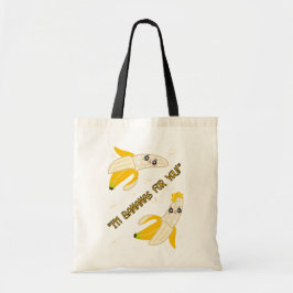 Bolsa Tote aspas bananas