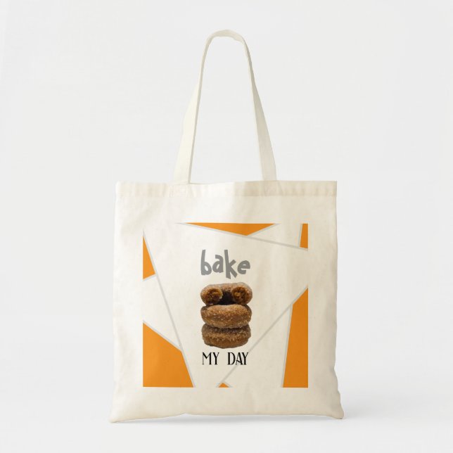 Bolsa Tote Assar Laranja Meu Dia (Frente)