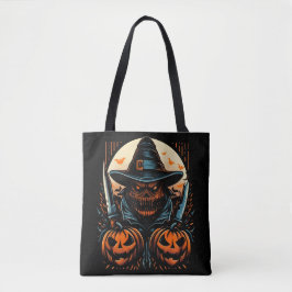 Bolsa Tote Assassino do Dia das Bruxas Assustador da Pumpkin