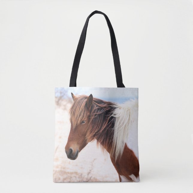 Bolsa Tote Assateague Wild Horse (Frente)