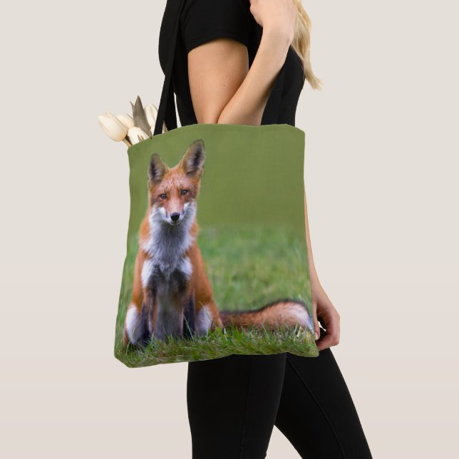 Bolsa Tote Assento do Fox vermelho (Close Up)