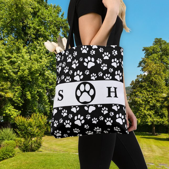Bolsa Tote Assinatura Patas Preto e Branco  (Criador carregado)