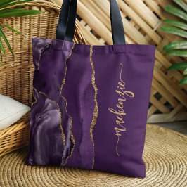 Bolsa Tote Assinatura Personalizada Rojxo Dourado Ágata