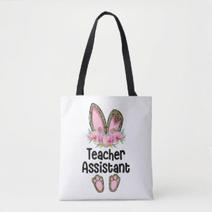Bolsa Tote Assistente de Professores Leopard de Coelhinho de 