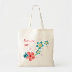Bolsa Tote Assistente floral do casamento da borboleta do