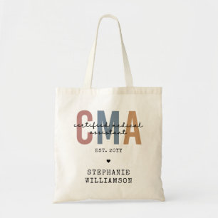 Bolsa Tote Assistente médico certificado CMA personalizado