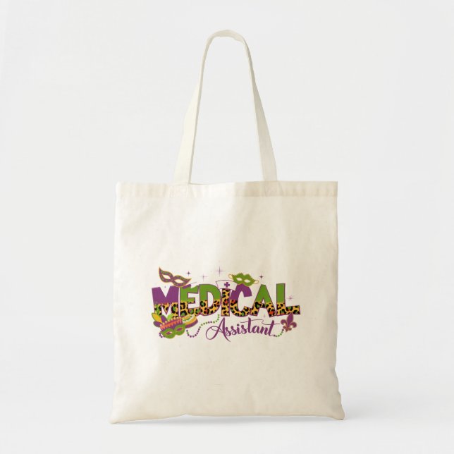 Bolsa Tote Assistente Médico - Mardi Gras (Frente)