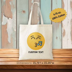 Bolsa Tote Assobiar Face com Olhos Sorridentes