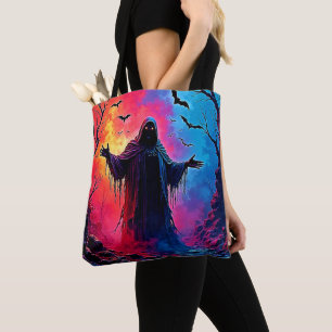 Bolsa Tote Assombrando O Demônio Fechado Na Design Shadows