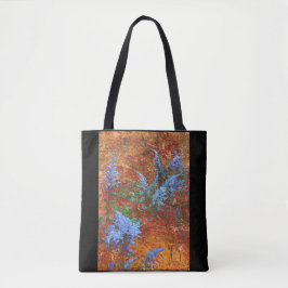 Bolsa Tote Astilbe Azul Desbotado na Tábua