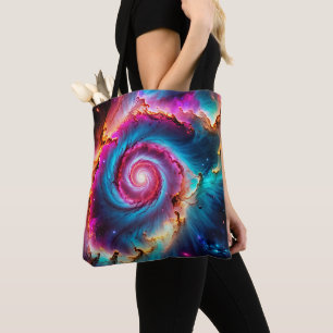 Bolsa Tote “Astralis” - Nebulosa e Galáxias