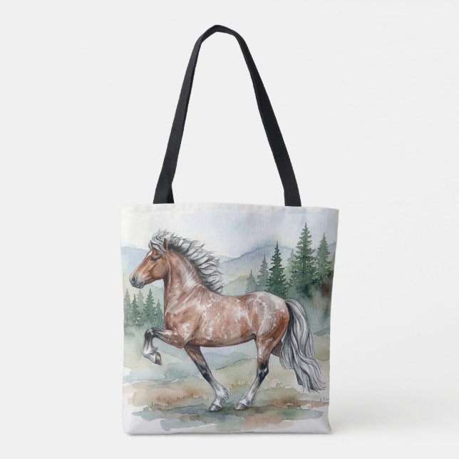 Bolsa Tote Astrid Tolting Icelandic watercolor (Verso)