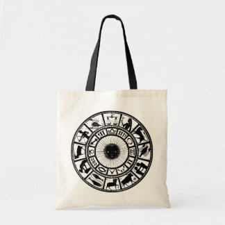 Bolsa Tote Astrologia Vintage Roda Zodiac