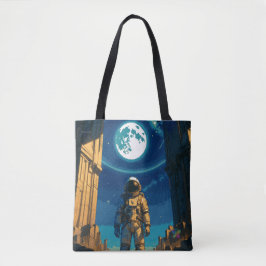 Bolsa Tote Astronaut Beneath the Celestial Gate