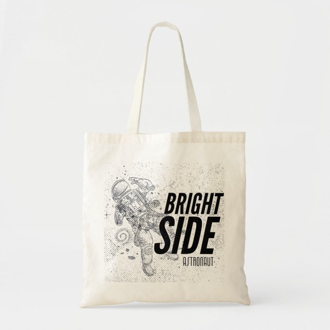BOLSA TOTE ASTRONAUTA DO LADO BRILHO (Frente)