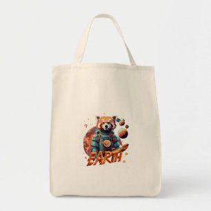 Bolsa Tote Astronauta do Pândão Vermelho