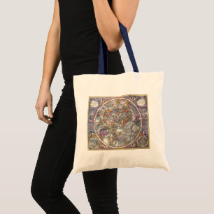 Bolsa Tote Astronomia Antiga, Mapa de Constelações Cristãs