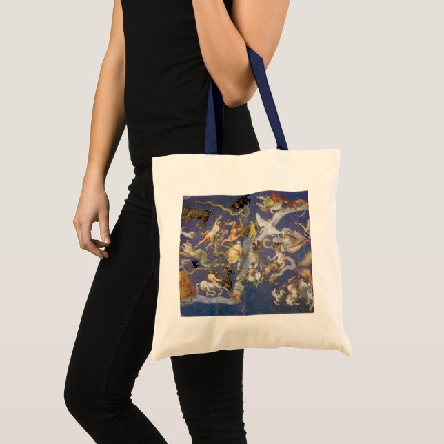Bolsa Tote Astronomia Celestial Fresco, Constelações (Frente (produto))
