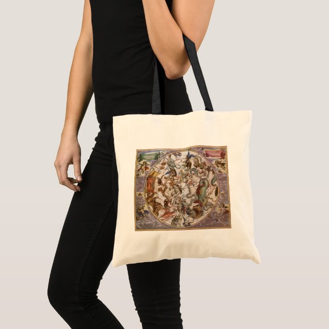 Bolsa Tote Astronomia Clássica, Constelações do Céu Austral (Frente (produto))