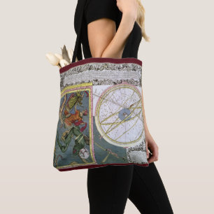 Bolsa Tote Astronomia de Vintage, Caminho de Cometa por Matth