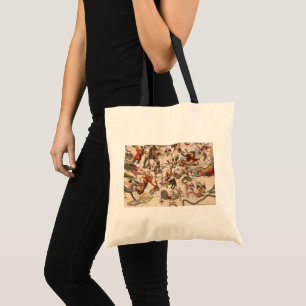 Bolsa Tote Astronomia Vintage, Mapa Estelar por Johannes van 