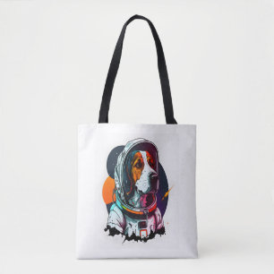 Bolsa Tote Astronout Dog Mascot 3