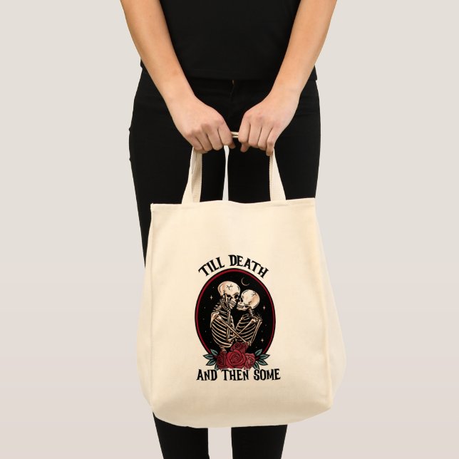Bolsa Tote 'Até a Morte até o Saco (Frente (produto))