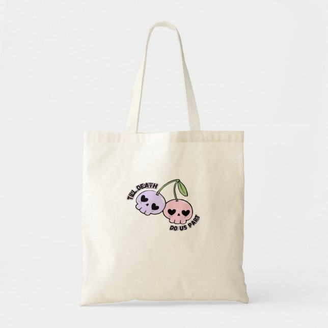 Bolsa Tote Até que a morte nos faça parte - Design Cla Gótico (Frente)