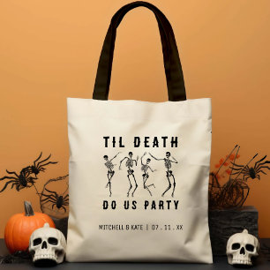 Bolsa Tote Até que a Morte nos Separe Festa de Solteira Esque
