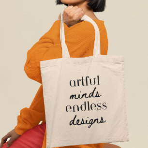 Bolsa Tote Atenção: Designs Infinitos, Presente de Artista Le