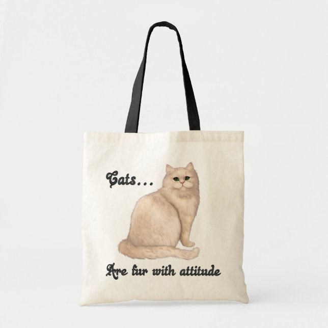 Bolsa Tote Atitude de Cat (Frente)