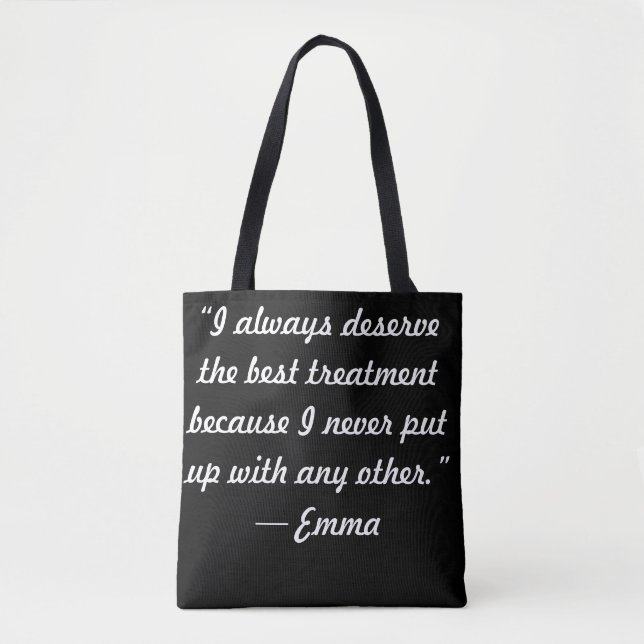 Bolsa Tote Atitude de Emma (Frente)