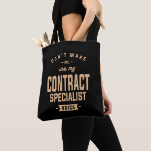 Bolsa Tote Atividade Profissional Funny Especialista Contratu
