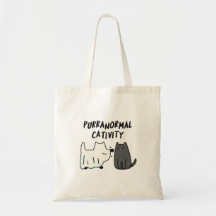 Bolsa Tote Atividade Puranormal Engraçada Pun do Dia das Brux
