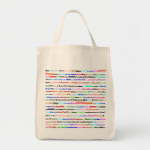 Bolsa Tote Atlanta Design de texto II - Saco de Tote Biológic