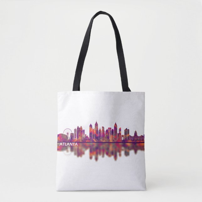 Bolsa Tote Atlanta Georgia Skyline (Frente)