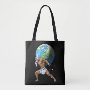Bolsa Tote Atlas de Deus da mitologia grega