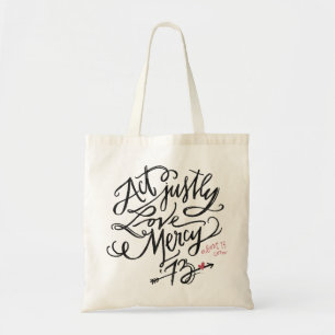 Bolsa Tote Ato justa. Compaixão do amor. /Abort73.com