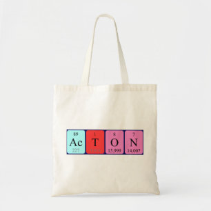 Bolsa Tote Aton periódico nome da mesa tote saco