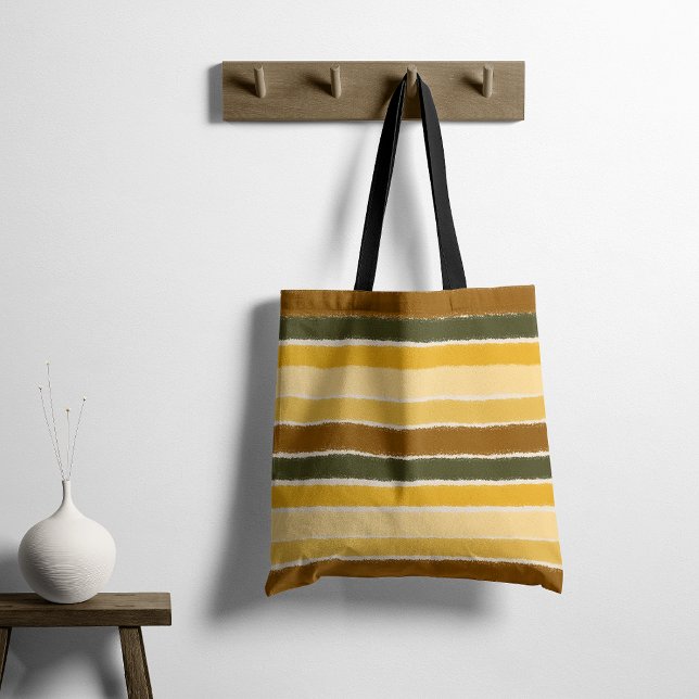 Bolsa Tote Através Das Linhas Terra Quente (Criador carregado)