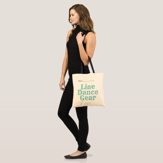 Bolsa Tote Atravesse A Faixa De Dança Da Linha (Frente (modelo))