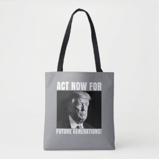 Bolsa Tote Atuar agora para as futuras gerações - Sensibiliza