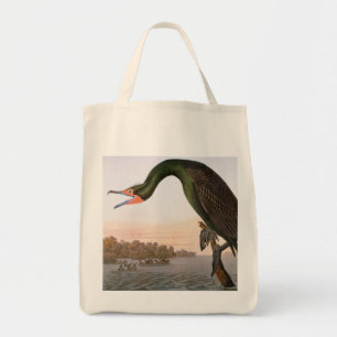 Bolsa Tote Audubon: Cormorant com crista dobro