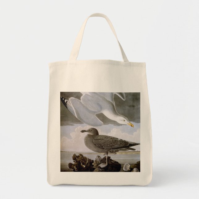 Bolsa Tote Audubon: Gaivota de arenques (Frente)
